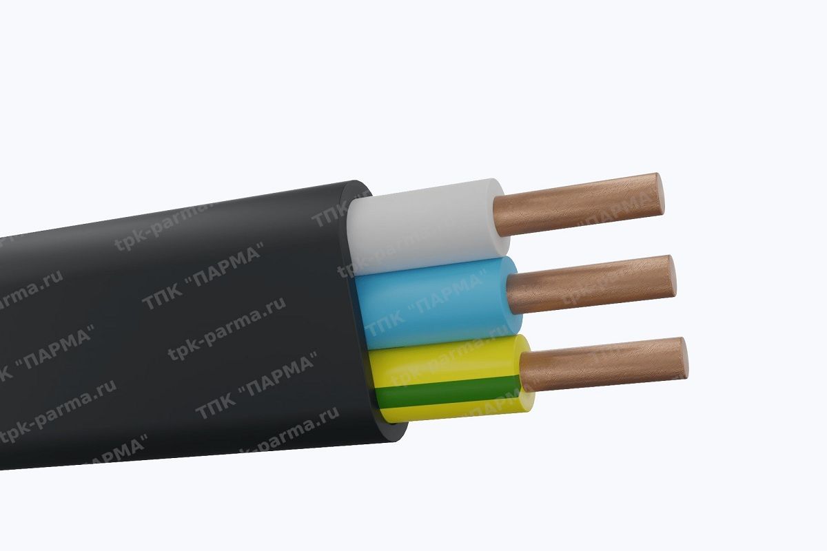 Фотография провода Кабель ПвВГ-П 3х2,5