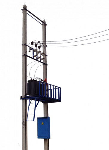 КТПс 100/6/0,4 двухстолбовая В/К