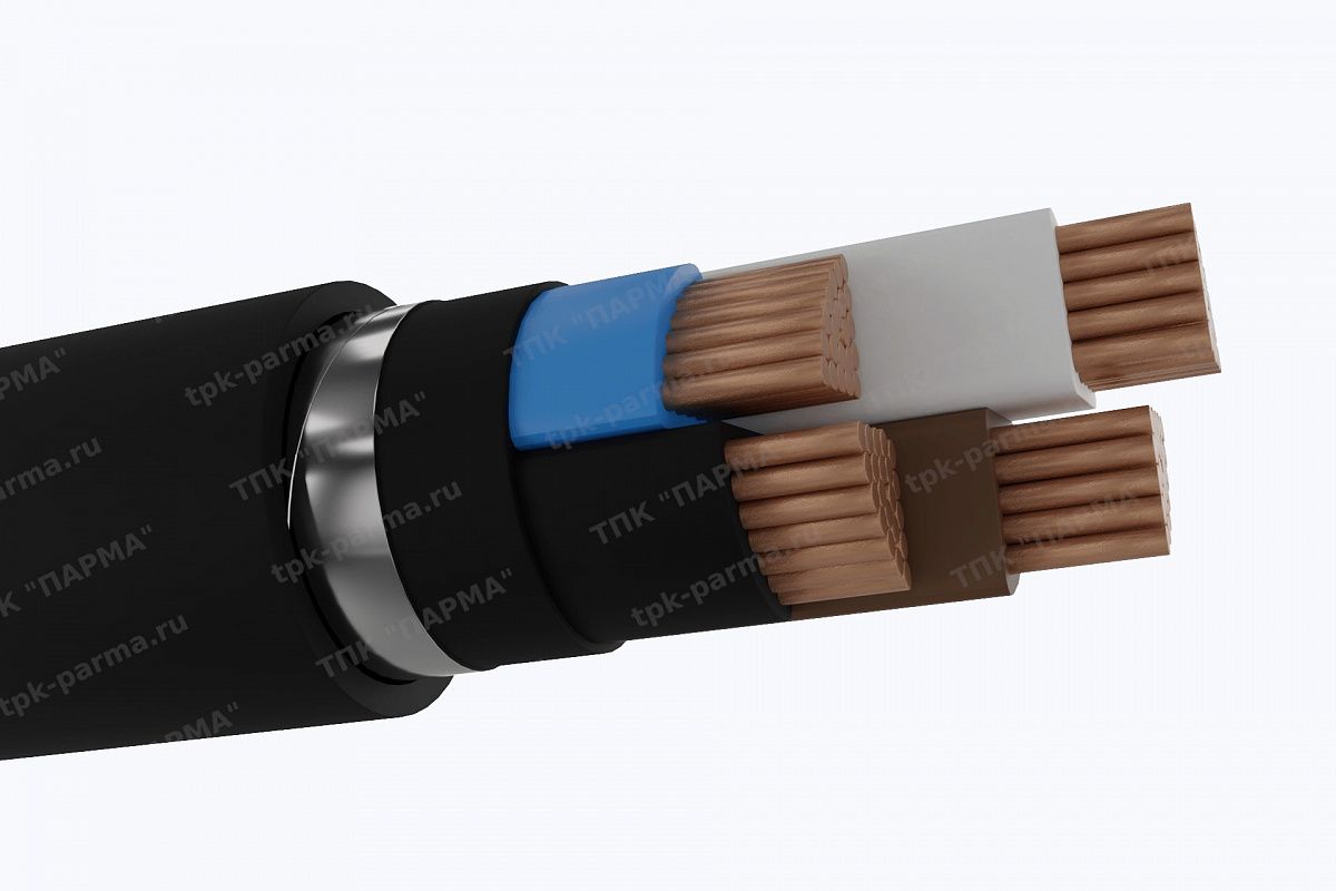 Фотография провода Кабель ВБбШвнг-ХЛ 4х50+1х25