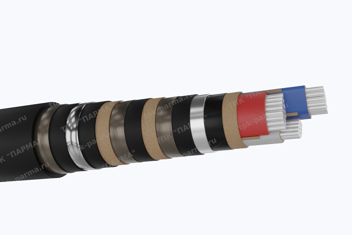 Фотография провода Кабель ААБ2лШп 3х95 - 10кВ