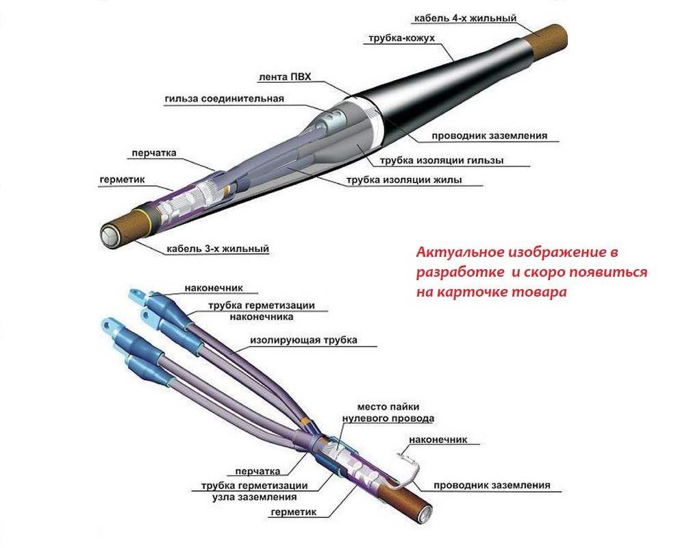 Муфта кабельная 1 КТ-1 (800)-ЭТ
