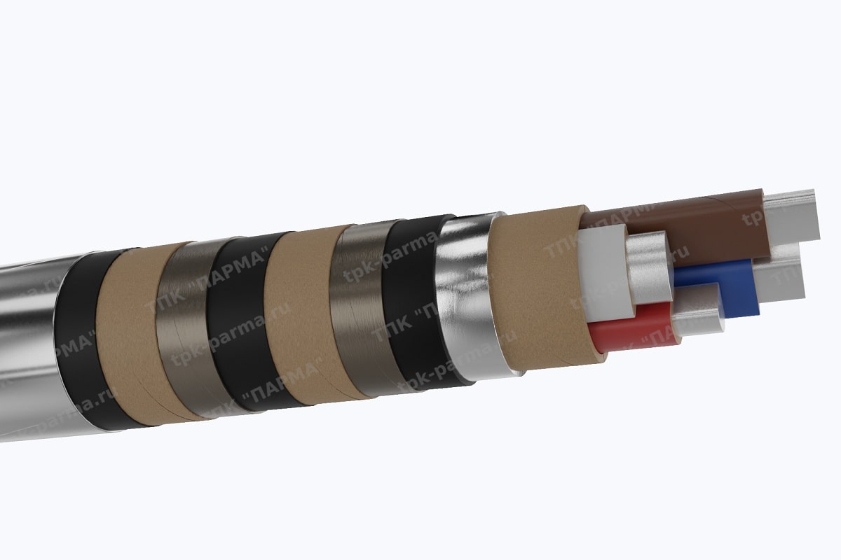 Фотография провода Кабель АСБ2лГ 4х16 - 1кВ