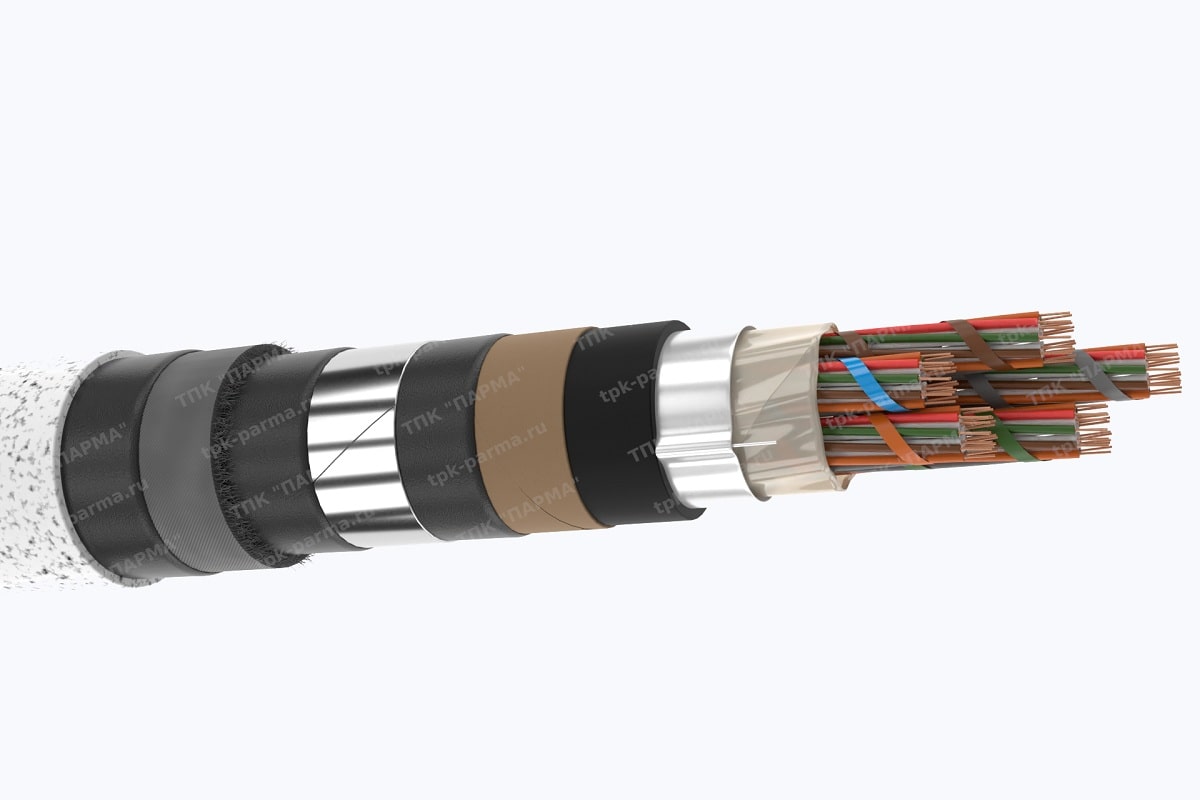 Кабель ТППэпЗБ 100х2х0,64