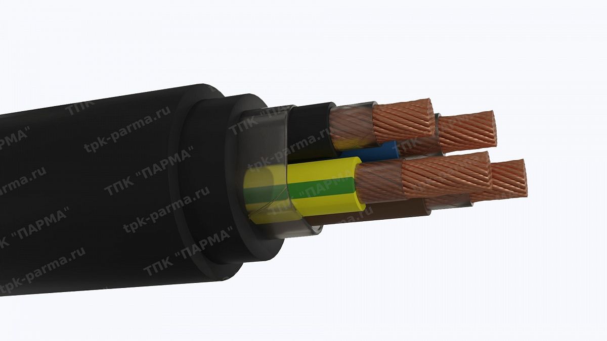 Фотография провода Кабель КПГ-ХЛ 3х150+1х150