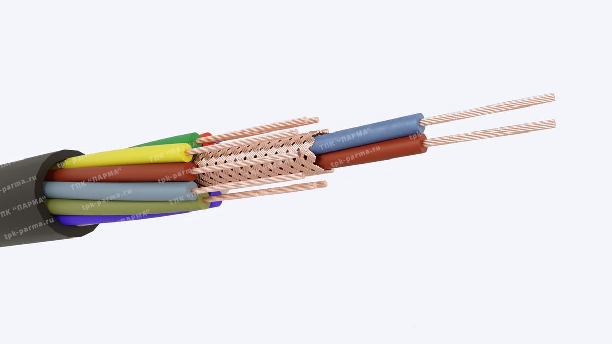 Фотография провода Кабель ШМВ 1х2х0,35+10х0,35